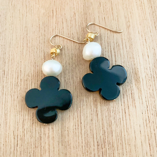 Limited Edition Black Clover Earrings