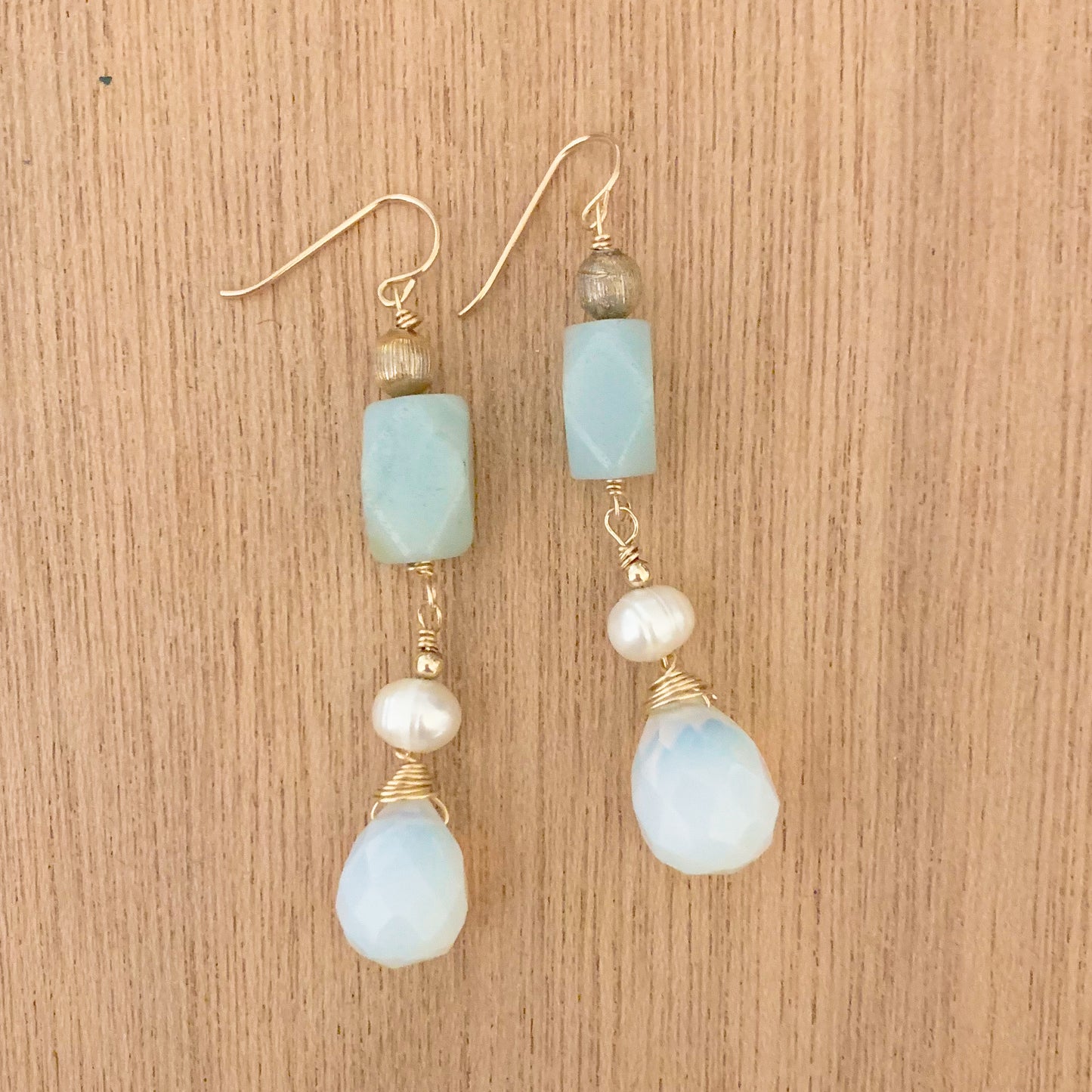 Opalescent Drop Earrings