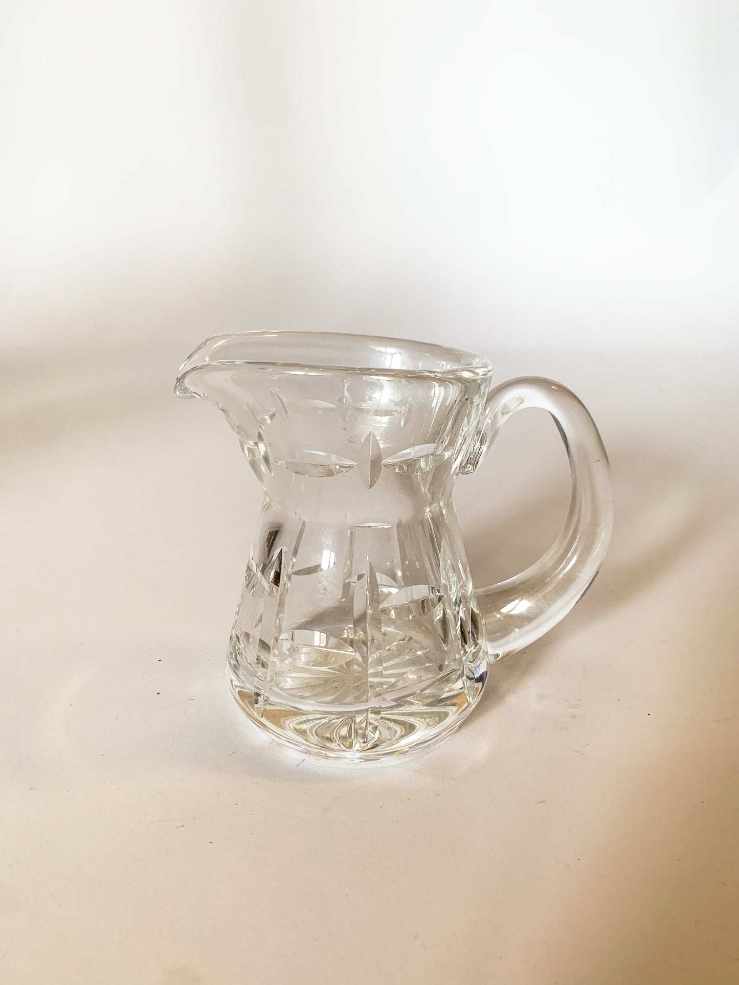 Vintage Waterford Crystal Creamer Pitcher