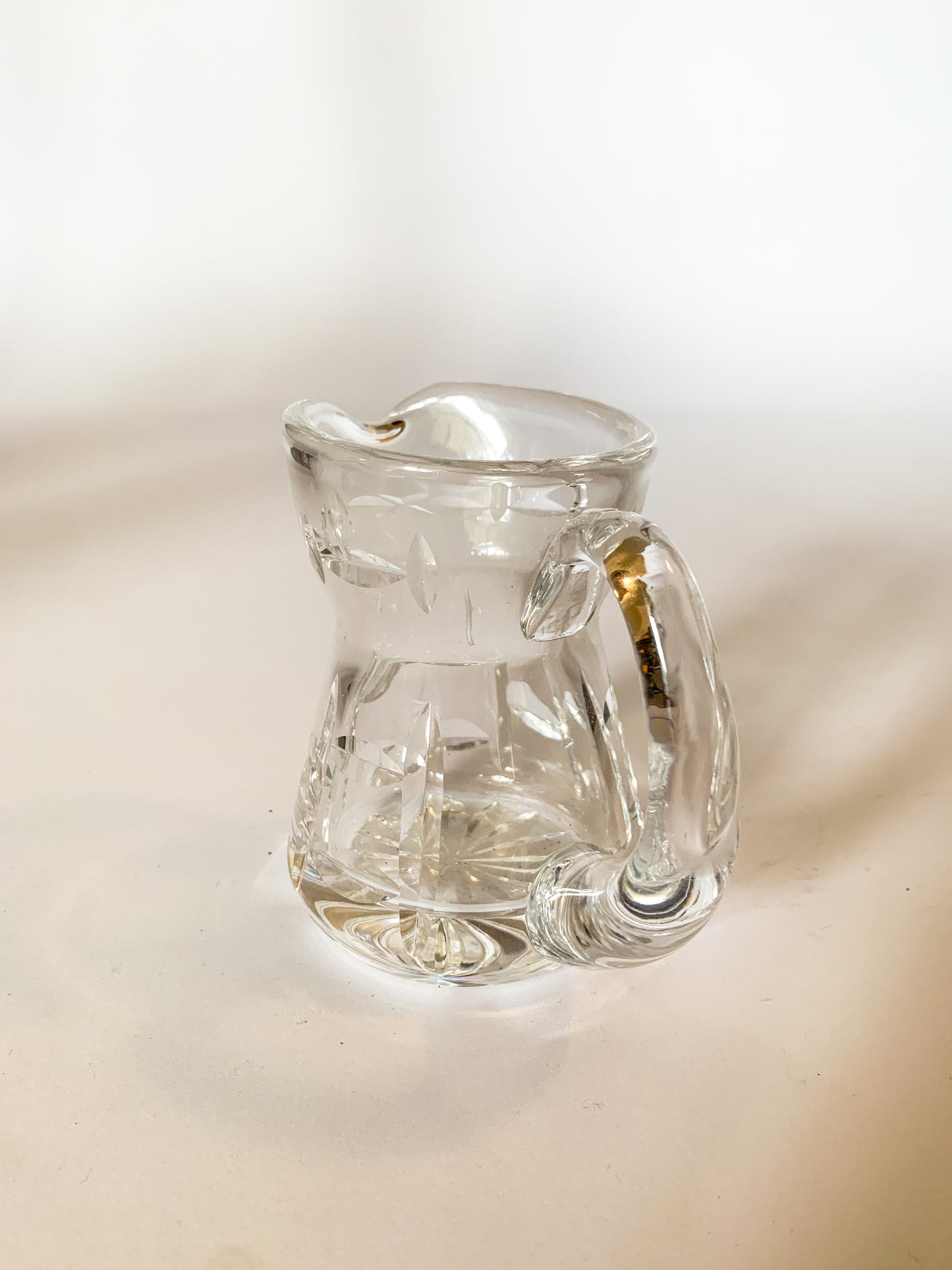 Vintage Waterford Crystal Creamer Pitcher