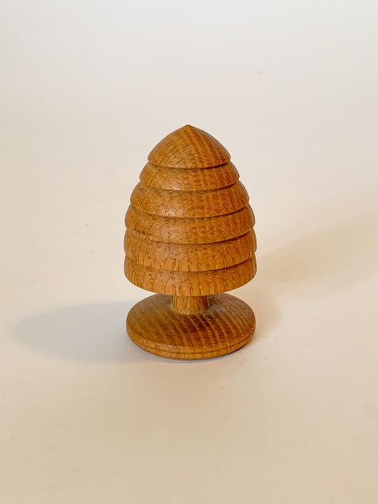 Turned Wood Spindle Christmas Tree