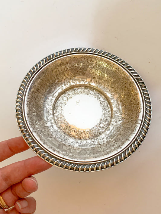 Vintage English Silver Catch All Bowl by Capital