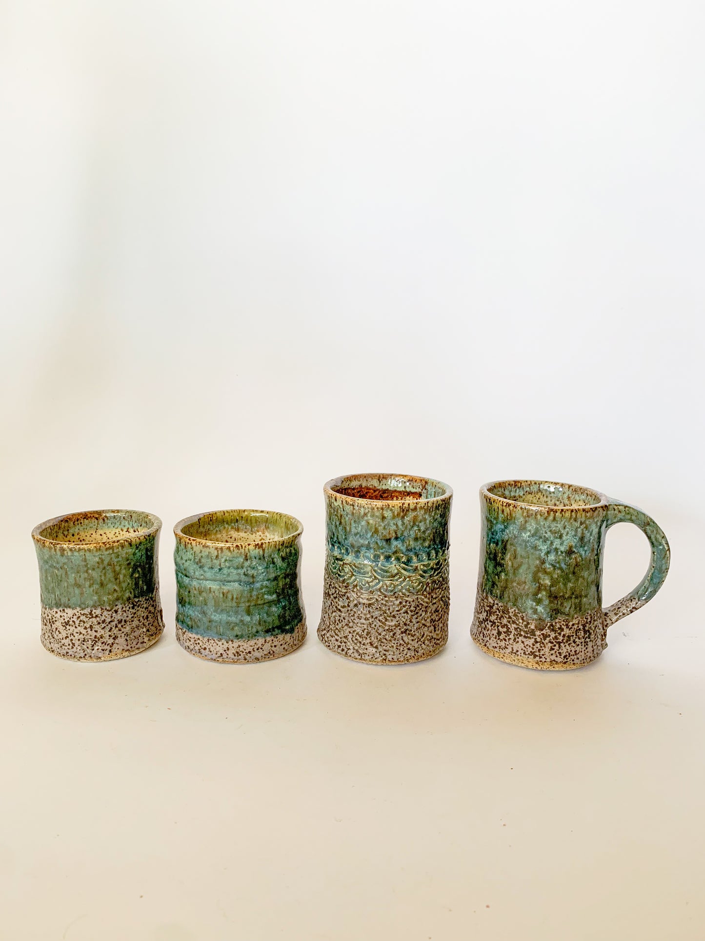 Artisan Studio Pottery Mug Set