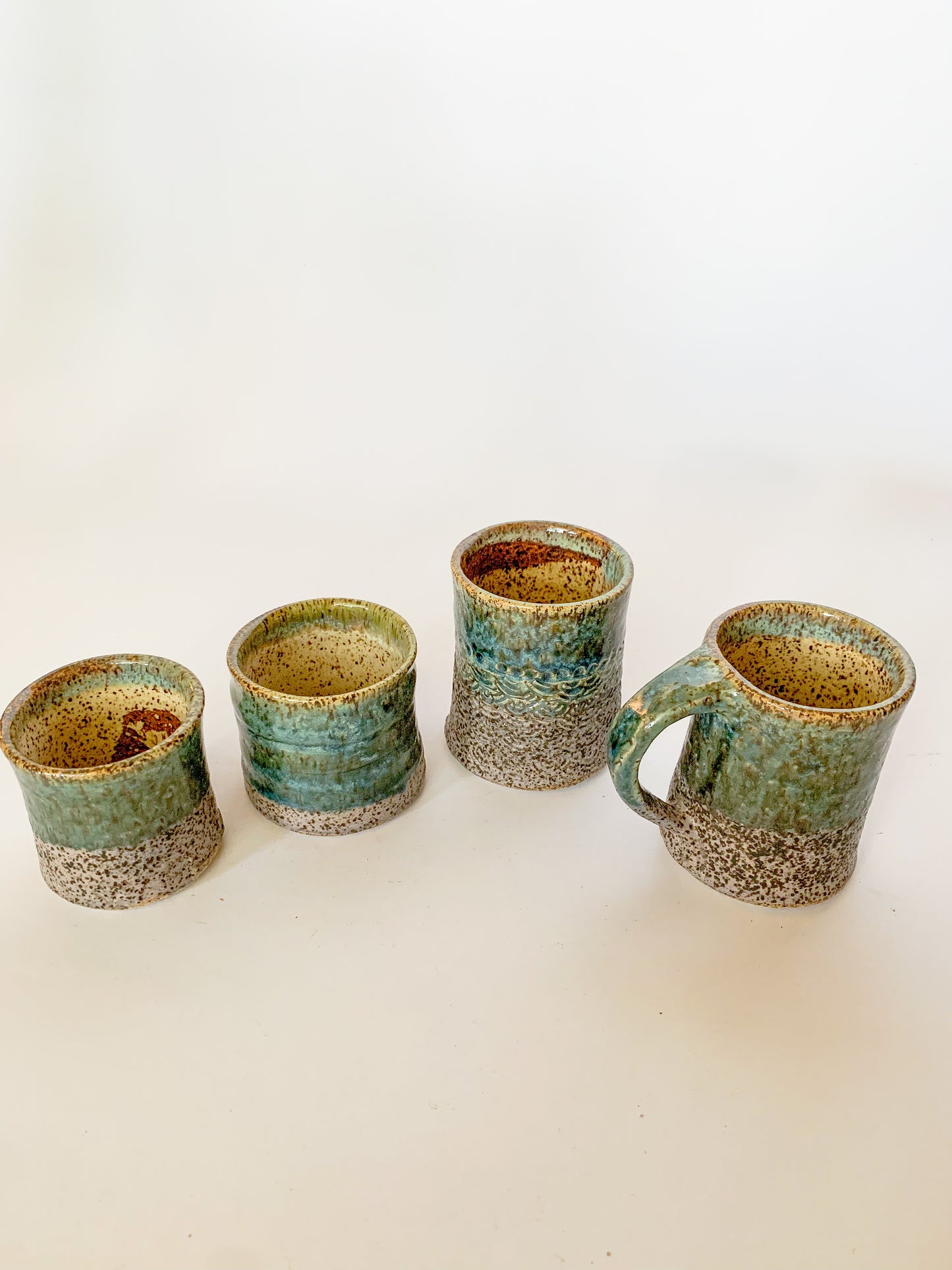 Artisan Studio Pottery Mug Set