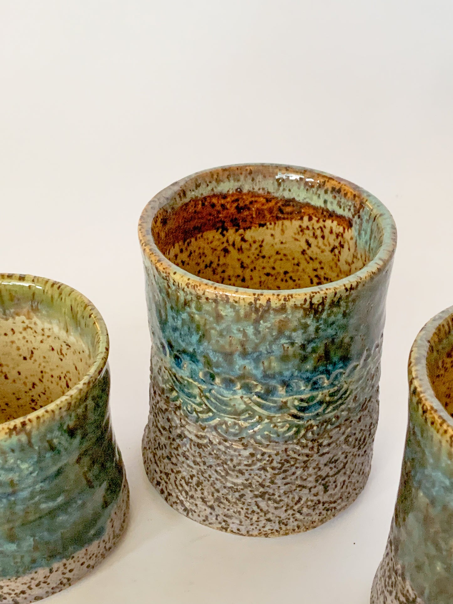 Artisan Studio Pottery Mug Set