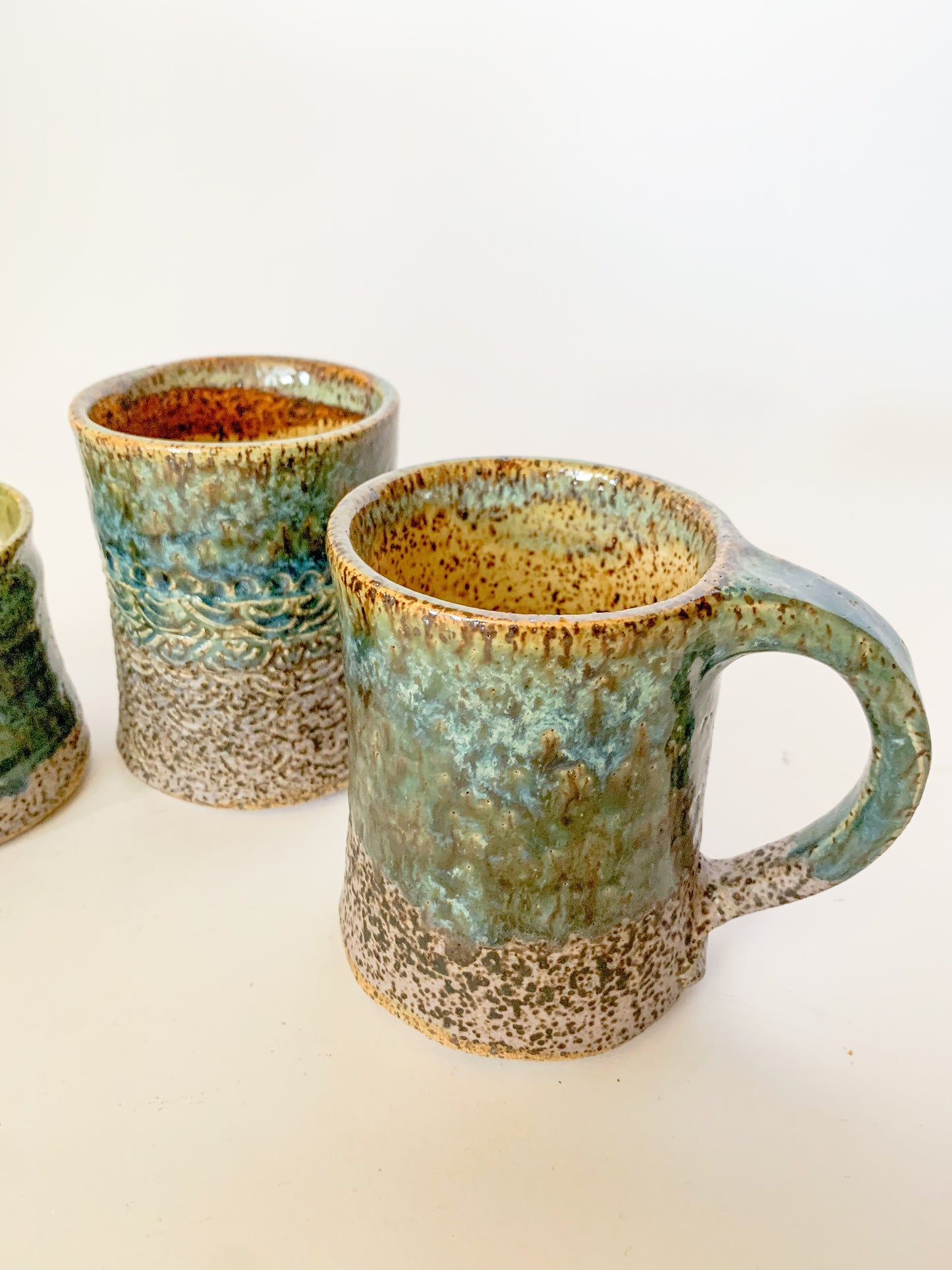 Artisan Studio Pottery Mug Set