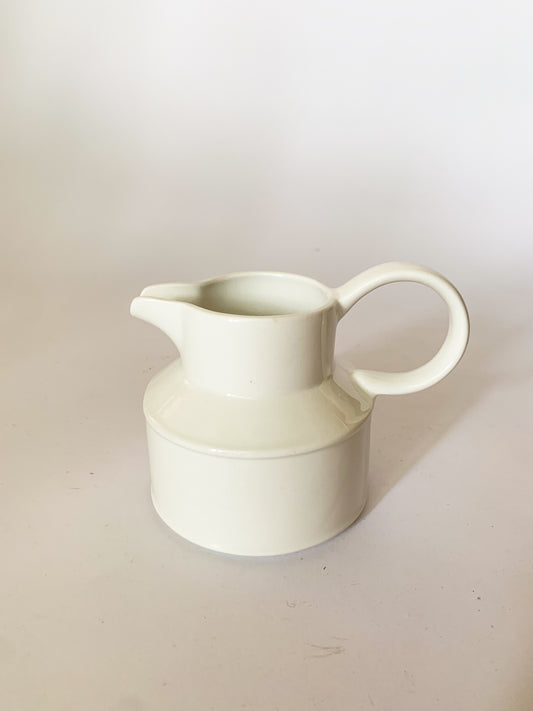 Mid Century Wedgwood "Stonehenge Midwinter" England White Creamer Pitcher